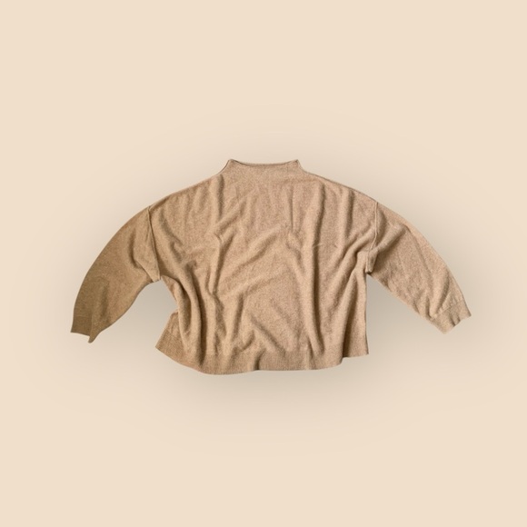 Anthropologie pilcro 100% cashmere the Alani mock neck sweater plus size 3x - Picture 1 of 10